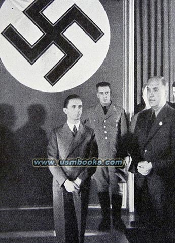 Dr. Joseph Goebbels; Generalinspektor fr das Deutsche Straenwesen Dr. Ing. Fritz Todt; KdF Sonderaktion fr Reichsautobahnen